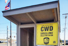 A chronic pain for whitetails chronic wasting disease surveillance collection site