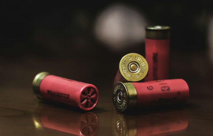 Photo by David Levêque red and gold shotgun shells