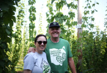 Hops are hot: Ohio hop growers invite visitors to hopyards Shari and Jeff Bailey