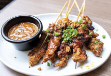 Chicken Satay with Peanut Sauce