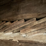 After the house raising, there was still plenty to do chinking