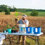 Jimmy Giannone talks re-establishing native species at pasture walk Jimmy Giannone
