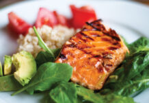 Teriyaki Salmon Salad