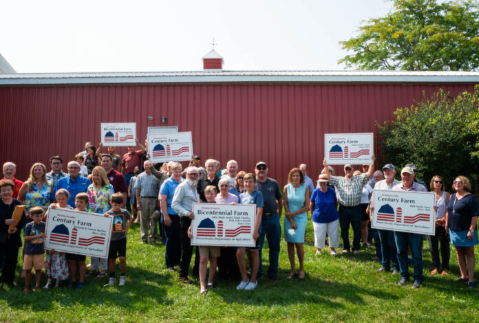Century and Bicentennial Farm awards ag progress days