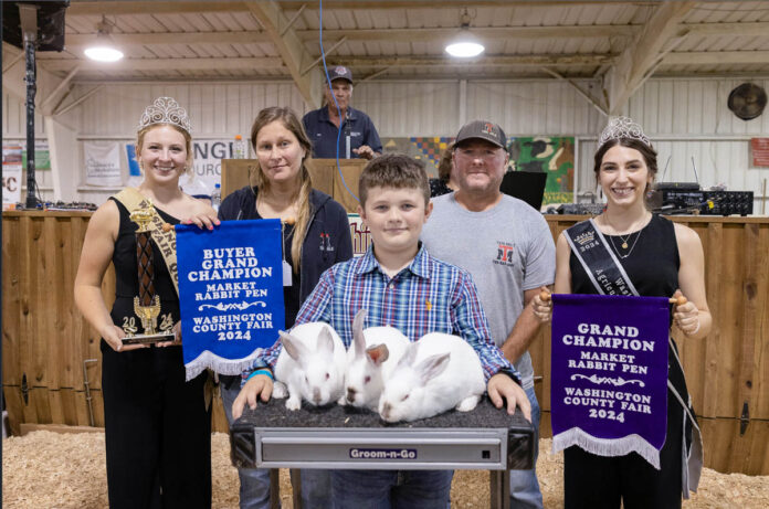 GRAND CHAMPION MARKET RABBIT PEN: JACE LITMAN