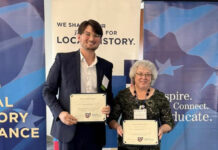 Alliance groups receive awards for historic district walking tour