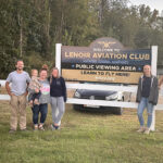 Lending a hand at Lower Creek Airport volunteers with Jess, Sara and Gary