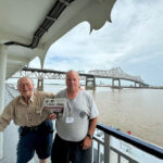 Paul Harvey enjoys a Mississippi River cruise paul and tom