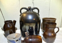 From a lump of clay the potter made everything for pioneers unusual items