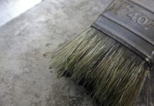 Time and table paint brush