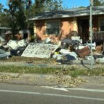 Picking up the pieces in St. Petersburg sign