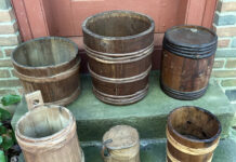 Of coopers, hoopers, firkins, rundlets, swiglers, crozes, scorps and butts staved containers