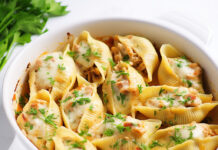 Chicken Marsala Stuffed Shells