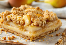 Apple Caramel Cheesecake Bars