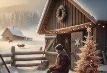 All is well … well, almost Farmer at Christmas