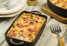 Leftover Ham and Cheese Casserole