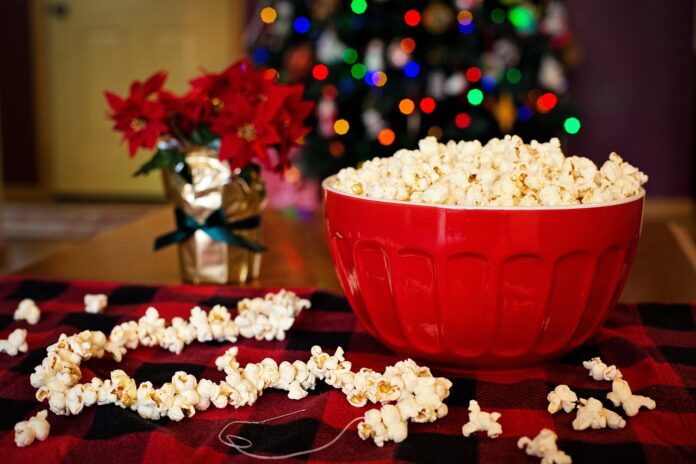 christmas popcorn christmas popcorn