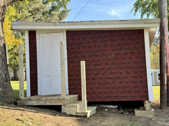 chicken coop entrance