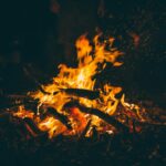 How not to talk to strangers burning firewood at night