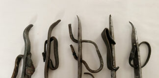 Corn husking bees brought neighbors together for work, socializing iron husking pegs