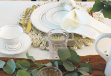 Good time for the good stuff Kym Seabolt Place Setting