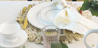 Good time for the good stuff Kym Seabolt Place Setting