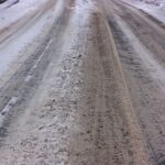 Keep roads safe and water clean this winter snow road