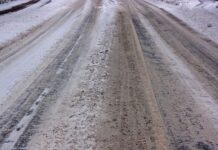 Keep roads safe and water clean this winter snow road