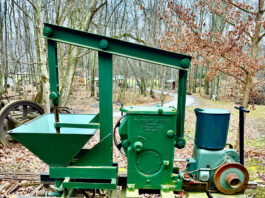 Fairbanks Morse Power and Concrete Pumping F-M engine and pumpjack
