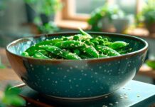 Lemon Sugar Snap Pea Salad