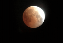 Watch the moon go dark March 13