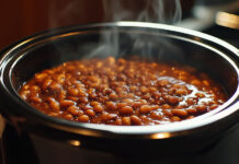 Bacon Bourbon Beans for Slow Cooker