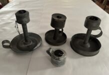 Butchering provided the fuel needed for frontier lighting tin grease lamps