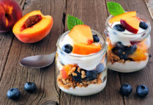 Blueberry Peach Parfaits