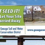 Anchor it with roots before it pollutes Geauga SWCD billboard