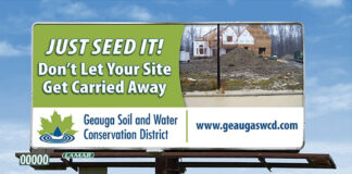 Anchor it with roots before it pollutes Geauga SWCD billboard
