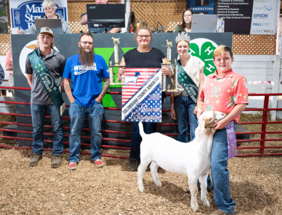 RESERVE CHAMPION GOAT: MEYER HAHN