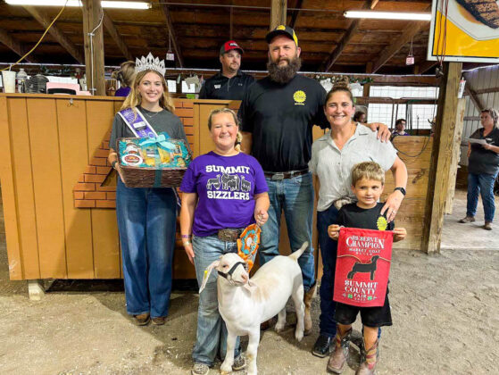 RESERVE CHAMPION MARKET GOAT: MOLLY CROASMUN