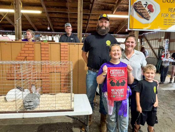 RESERVE CHAMPION MARKET RABBITS: MOLLY CROASMUN