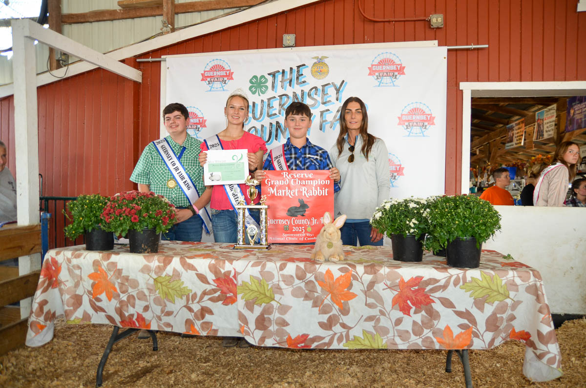 RESERVE GRAND CHAMPION MARKET RABBIT: MAX WRIGHT - Farm and Dairy