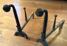 Furnishing the fireplace was the domain of the blacksmith andirons