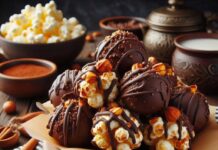 Chocolate Popcorn Balls
