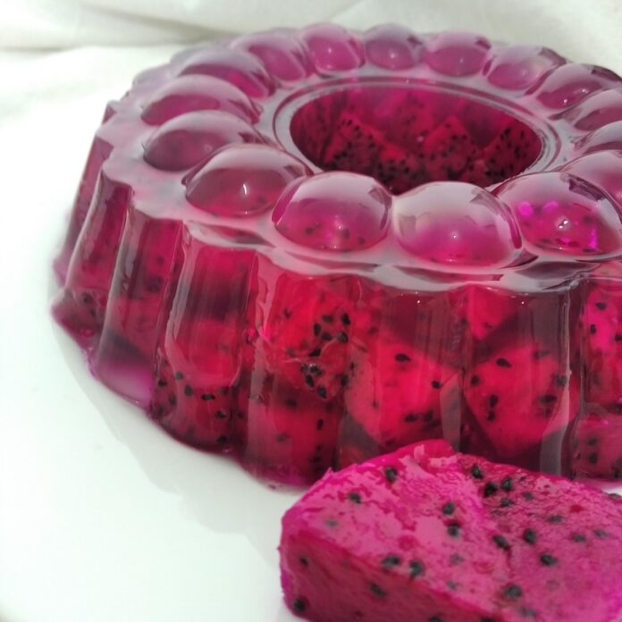 dragon fruit jello dragon fruit jello