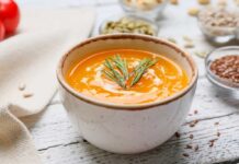 Carrot-Apple Soup With Sage