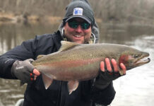 Stalking winter steelhead in the between months