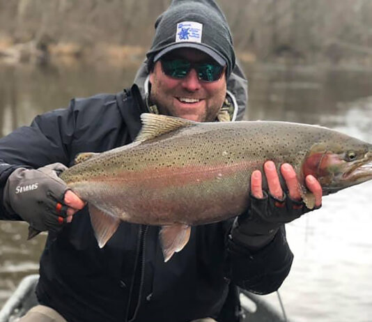 Stalking winter steelhead in the between months