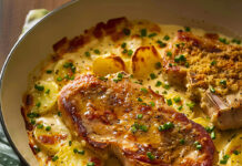 Pork Chops with Scalloped Potatoes
